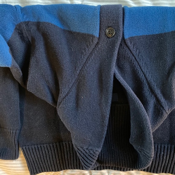 J.Crew Factory Colorblock Shawl-Collar Cardigan - Picture 2 of 5